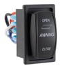 RecPro RV Replacement Awning Switch | 12V DC | 2"