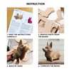 CARTONIC 3D Puzzle Set - Corgi Dog Model Recycled Cardboard