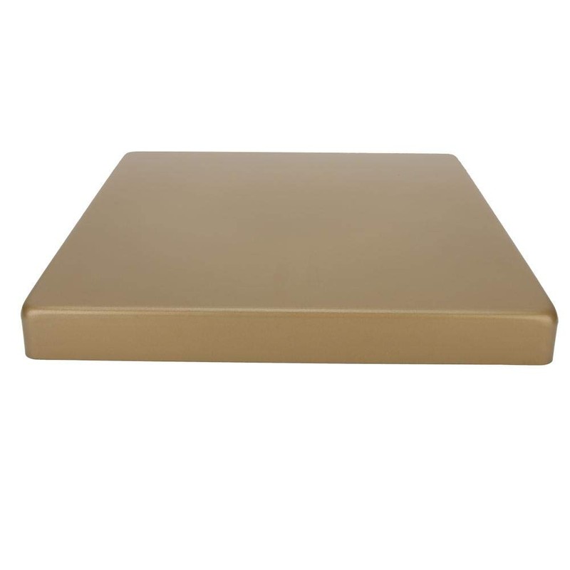 28x28x3cm DIY baking Tray gold Aluminum Alloy square shape Non-stick