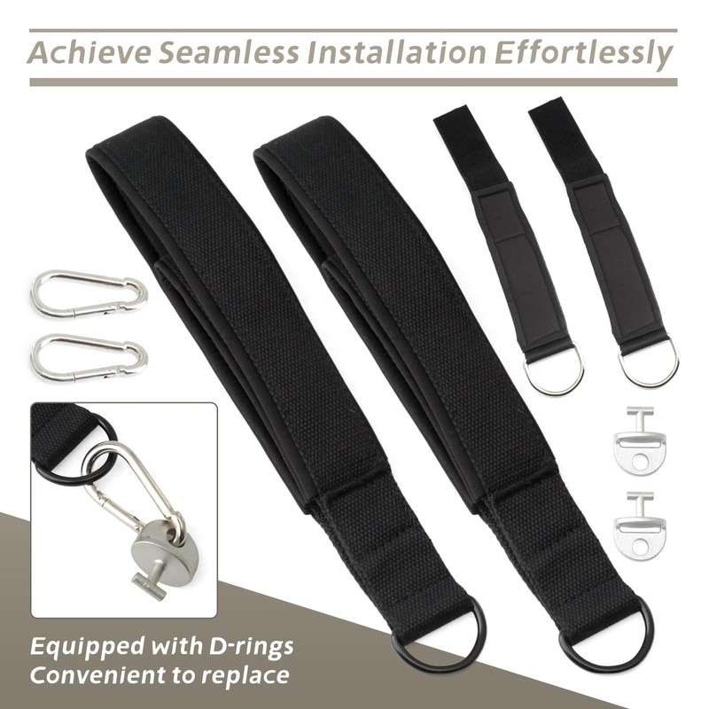 YIYANTO 2Pcs Pilates Loops Compatible with Tonal Machine Reformer Equipment,
