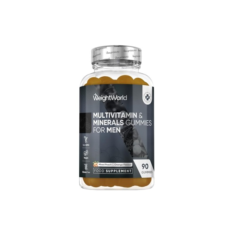 WeightWorld Multivitamin Gummies for Men | 90 Vegan Gummies