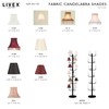 Livex Lighting S328 Hardback Clip-On Chandelier Shade for Holiday Decor,