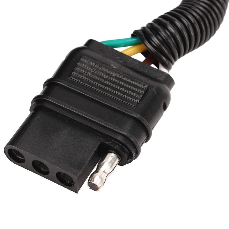 Trailer Plug Adapter 13 Way Round to 4 Way Flat
