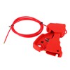 Adjustable Cable Lockout Industrial Valve Shutdown Tagout Stainless Steel Safety