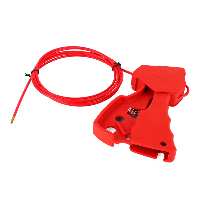 Adjustable Cable Lockout Industrial Valve Shutdown Tagout Stainless Steel Safety