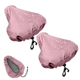 Pack of 2 Bicycle Saddle Covers, Saddle Protector, Waterproof Bicycle Saddle Rain Cover, Bicycle Rain Cover, Bicycle Saddle Cover for Most Bicycles such as Road Bike, Mountain Bike and Trekking Bike