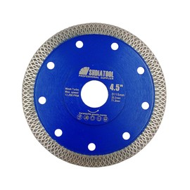 SHDIATOOL Diamond Cutting Disc Cutting Disc Turbo Mesh with X Rim Segment for Ceramic Tiles Ceramic Diameter 115 mm
