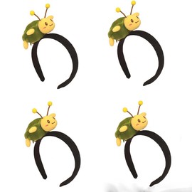 She's Shining Funny 3D Turtle Headband Women Girls Animal Stuffed Plush Hair Hoop for Makeup Washing Face, Green