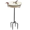 28In Freestanding Birdbaths Bowl Outdoor, Free Standing Garden Bird Bath