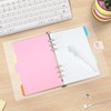 Toplive A6 Ring Binder 6 Round Ring Binder Transparent PVC
