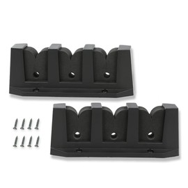 PIT66 Fishing rod rack Mounted Rod Holder Horizontal Rod Rack 3 Fishing Boat Gear Pole Storage Holder Mount Plastic