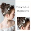 IYOU Princess White Flower Headdress Pearl Hair Dress Holy Communion