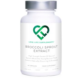 Broccoli Sprout Extract by LLS | Contains Activated Sulforaphane | 60 Capsules |18,000mg of Whole Plant Equivalent per Serving | Potent Antioxidant Content