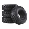 Dickly 4x RC Car Tires RC Wheels Tires with Foam,Remote