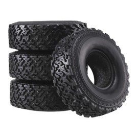 Dickly 4x RC Car Tires RC Wheels Tires with Foam,Remote Control Car Tires,Replace for MN 1/12 78 82 99S 1/16 C14 C24 DIY Accessory
