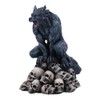 Nemesis Now Moon Shadow Wolf Figurine, Grey, 15cm