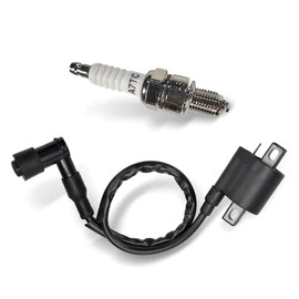2 piezas de bobina de encendido de carreras, kit de bobina de encendido de motocicleta de alto rendimiento, accesorios de cables de bujía del motor, c