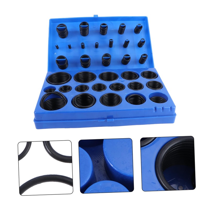 ULTECHNOVO Rubber Grommet Kit 419pcs Ring Assortment Automotive Care Metric