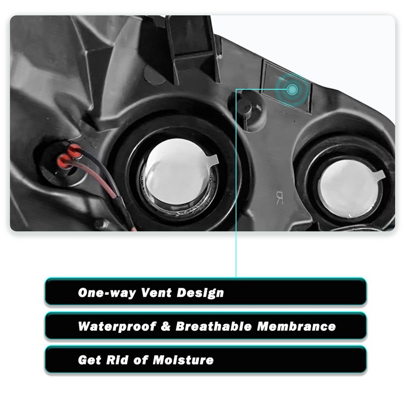 TUSDAR Headlight Assembly Replacement Fit For 2008 2009 2010 2011