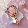 9th Anniversary Paddle Brush, Pink Sweetie Bear-Themed Hair Brush with