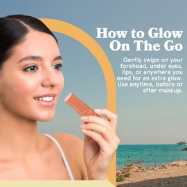 LE GUSHE All-in-One Face Balm Stick - Under Eye Brightener, Anti-Aging Under Eye Balm Stick with Salmon Roe Extract & Collagen - For Fine Lines & Wrinkles - Use on Face, Forehead, Neck