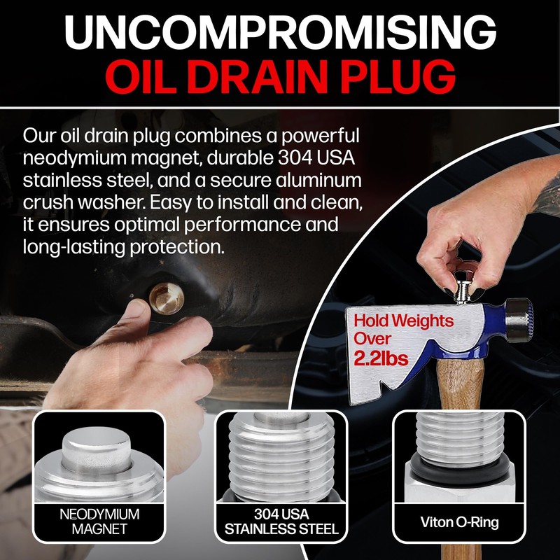 Votex - Magnetic Engine Oil Drain Plug fits Buell XB12R