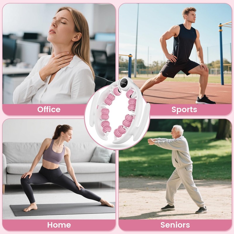 ITEHIL Lymphatic Drainage Massager, Anti Cellulite Massage Roller, Cellulite Remover