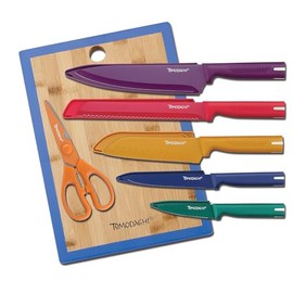 Hampton Forge Akita Colors 12 Piece Cutlery Prep Set, 3.65 LB, Multicolor