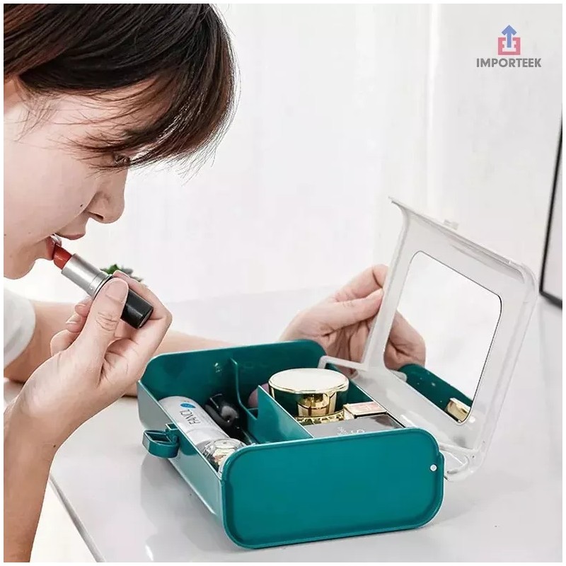 Importeek Organizador Estuche Joyero Alhajero Joyas Maquillaje Tocador