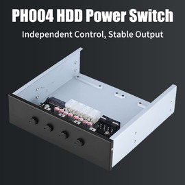 HDD Power Control Switch Hard Drive Selector SATA Drive Switcher Hard Disk Power Switch for Desktop PC Computer