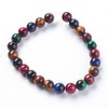 Tiger's Eye Gemstone Beads 8 mm and 6 mm, Tiger