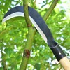 EcoDigilife Billhook Sickle Machete Knife,Clearing Sickle,Manganese Steel Blade Hand held