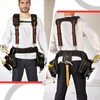 Heavy Duty Tool Belt with Padded Suspenders – Adjustable Construction