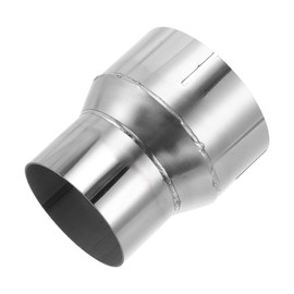 Motoforti 2.75"OD to 3.5"OD Mandrel Exhaust Bend Elbow Concentric Reducer T304 Stainless Steel Pipe Adapter 4 Inch Length Silver Tone
