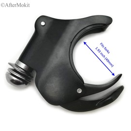 AfterMokit Quick Release Windshield Clamps for 49mm Forks 2002-2010 V-ROD 2006-2011 Dyna 2007 CVO Destroyer 2016 and up Sportster Forty Eight 2018 and up Breakout Low Rider Street Bob Black 2 Pack