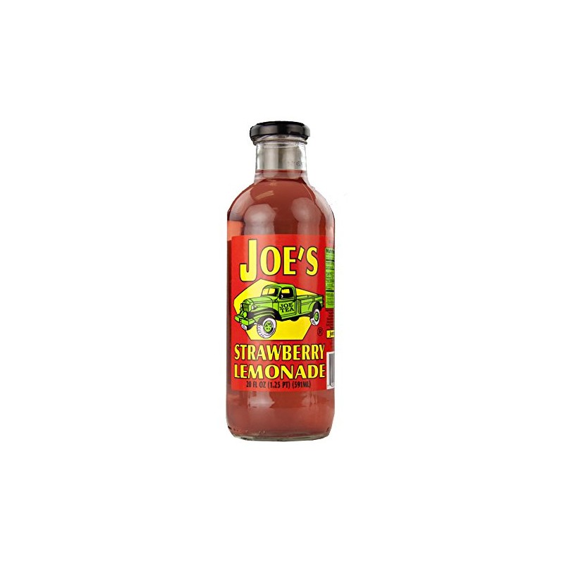 Joe Tea Strawberry Lemonade 20 oz. Bottle (12 Bottles)