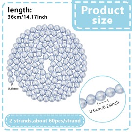 HOBBIESAY 120Pcs Natural Cultured Freshwater Pearls Natural Pearl Beads Strand Loose Beads Keshi Pearl Beads Irregular Pearl Beads Gray for DIY Crafts Jewelry Making Hole:0.6mm