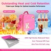 Insulated Nylon Lunch Box for Girls, Kids, and Women-Stylish (Letter