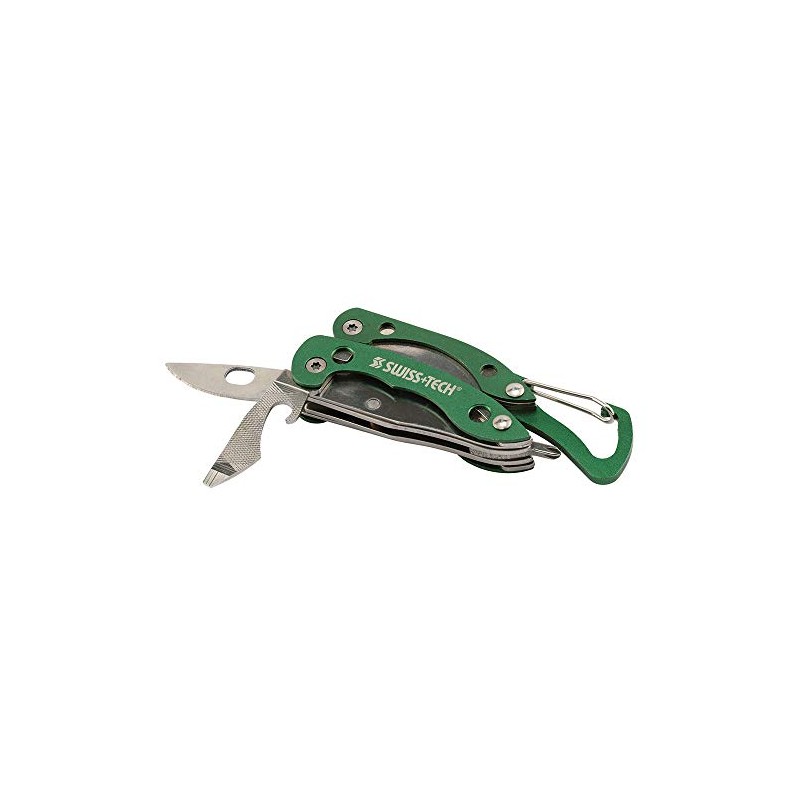 SWISS+TECH ST021901 Multi-Tool Pliers for Key chain, Solid Stainless Steel