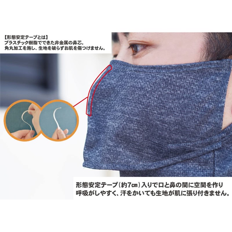 YAKeNU UV CUT MASK UV Protection Face Cover, Yakenu Sooh