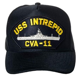 EC USS Intrepid CVA-11 HAT - Navy Blue - Veteran Owned Business