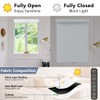 SHADEMOON Blackout Cordless Roller Shades for Windows,Free-Stop System Blind with