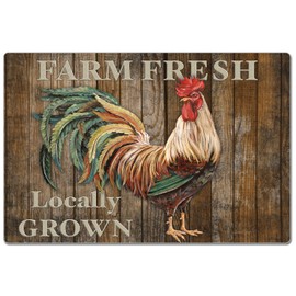 CounterArt Anti-Fatigue Comfort Floor Mat, Farm Fresh Rooster