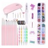Zakulu Lámpara Secadora De Uñas Uv Led Portatil Kits De