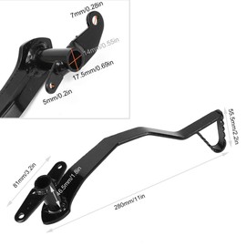 Fydun Brake Lever Rear Hydraulic Brake Foot Pedal Lever & Spring for Pit Dirt Bike 50cc 110cc 125cc