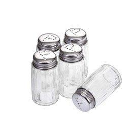 GRÄWE Glass Pepper Shakers - Pack of 5