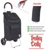 dbest products - Carrito para las compras Dolly, color negro