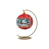 Polish Gallery Glass Ornament Display Stand Holder 7 inch Tall