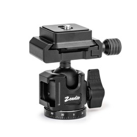 Zeadio Universal Ball Head Mount with Arca Swiss Plate - Heavy Duty 10KG, 360° Panoramic Camera Mount Tripod Head with 1/4" & 3/8" Threads