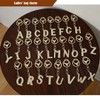 [Rigral] Initial Key Chain Bag Charm Alphabet Key Ring Carabiner
